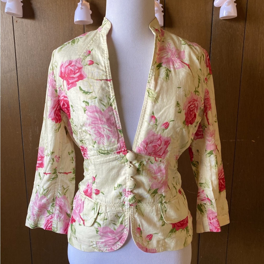 Banana Republic linen jacket